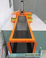 7-18A Up-Cut Automatic Traveling Saw - Side View - Shown With Customer Specified Guarding